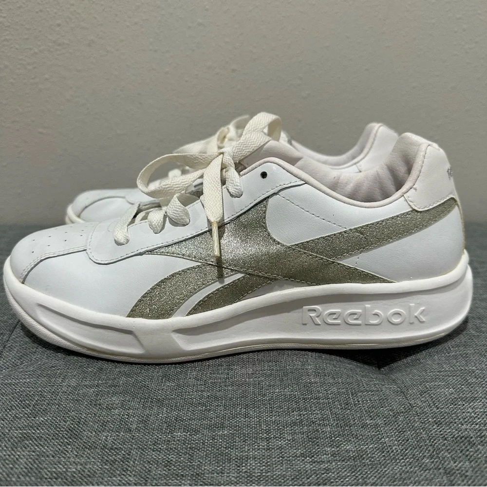 Reebok Silver Glitter Sneaker
